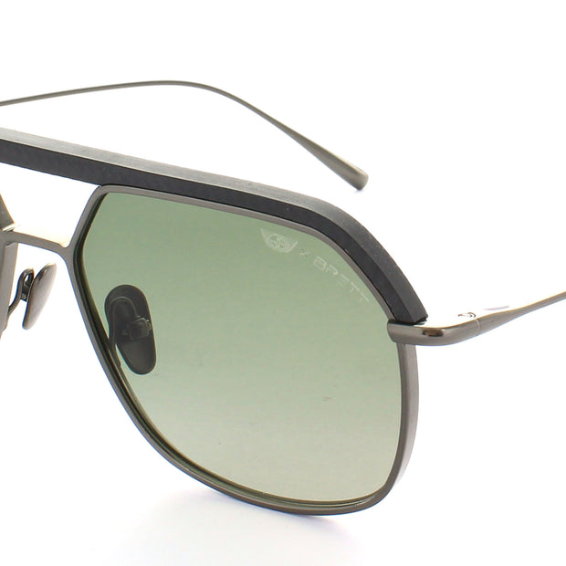 Sunglasses S8 - Shiny Gun / Matt Black