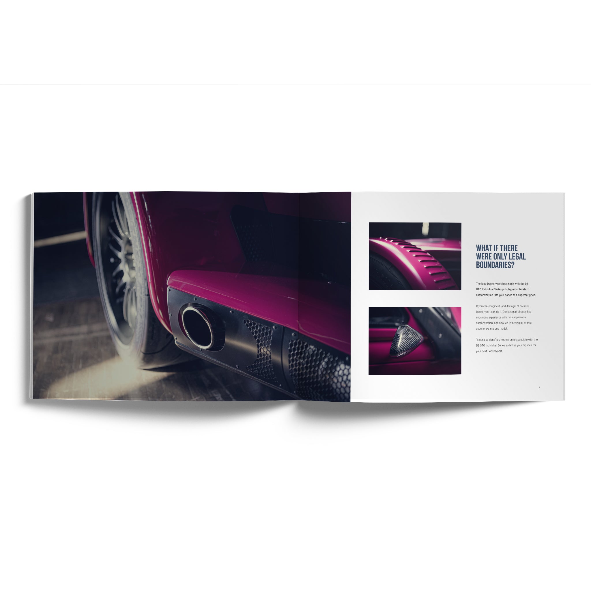 Brochure Donkervoort D8 GTO Individual Series