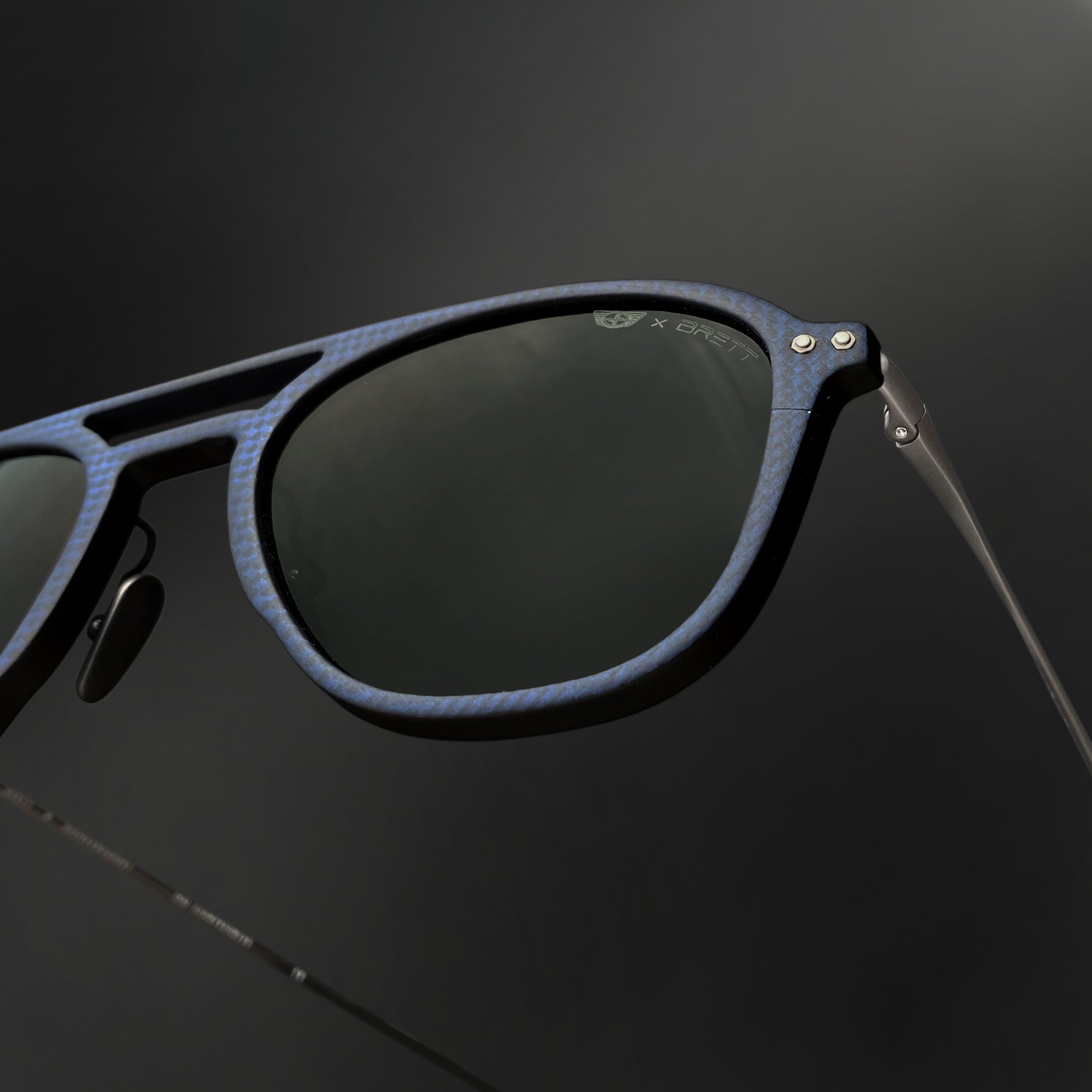 Sunglasses Theo - Matt Blue
